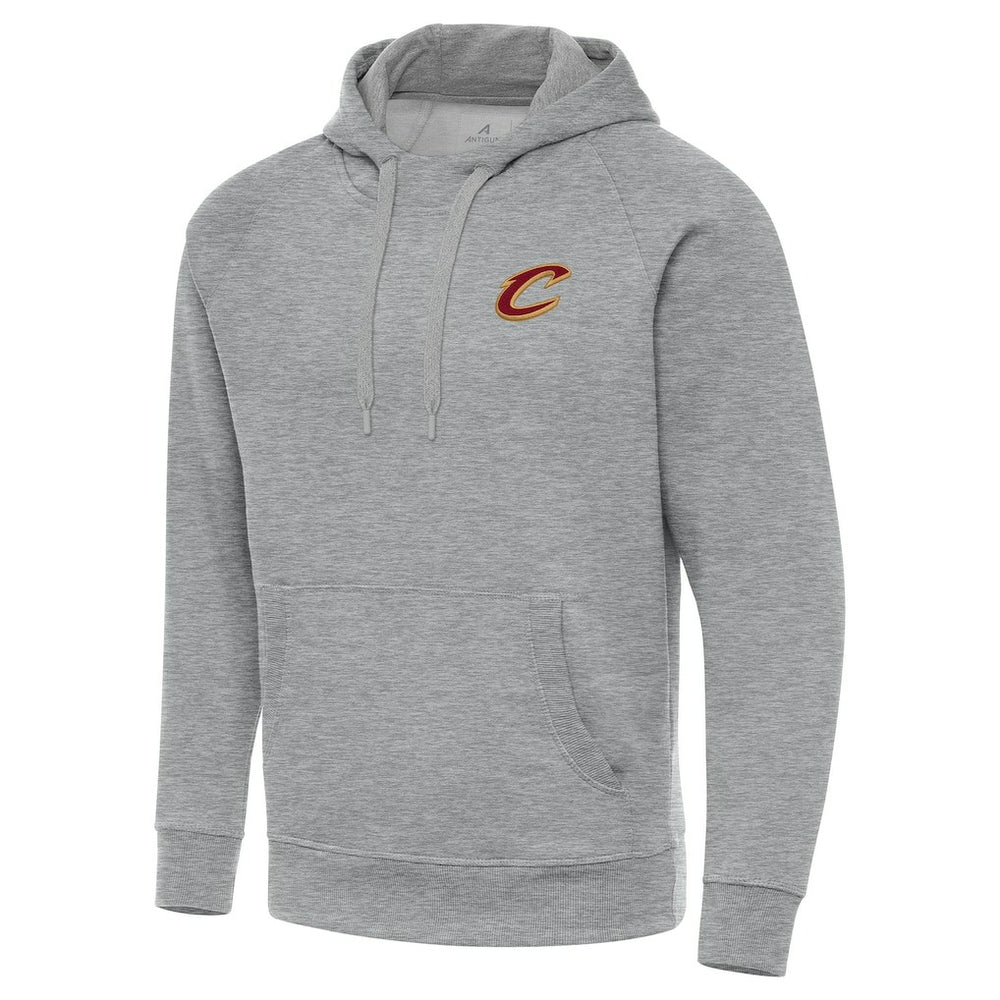 Cleveland Cavaliers Antigua Big & Tall Victory Raglan Pullover Hoodie - Heather Gray discount