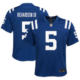 Anthony Richardson Sr. Indianapolis Colts Youth Game Jersey - Royal outlet