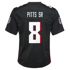 Kyle Pitts Sr. Atlanta Falcons Youth Game Jersey - Black on sale