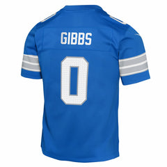 Jahmyr Gibbs Detroit Lions Youth Game Jersey - Blue outlet