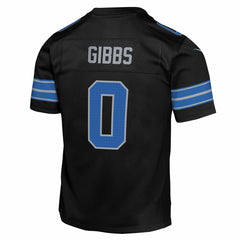Jahmyr Gibbs Detroit Lions Youth Game Jersey - Black sale