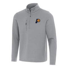 Indiana Pacers Antigua Insider Quarter-Zip Top - Gray cheap