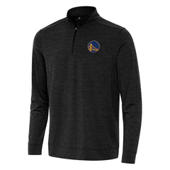Golden State Warriors Antigua Bright Quarter-Zip Top sale - Heather Black sale