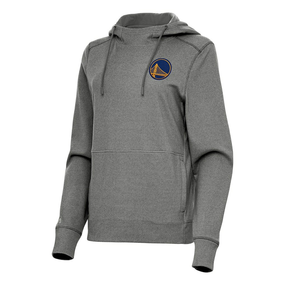Golden State Warriors Antigua Women's Justice Pullover Hoodie sale - Heather Charcoal cheap