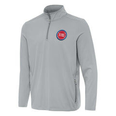 Detroit Pistons Antigua Perilous Quarter-Zip Sweatshirt sale - Gray cheap