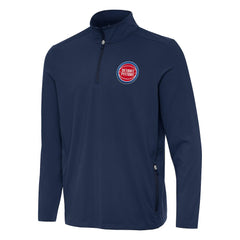Detroit Pistons Antigua Perilous Quarter-Zip Sweatshirt sale - Navy shop