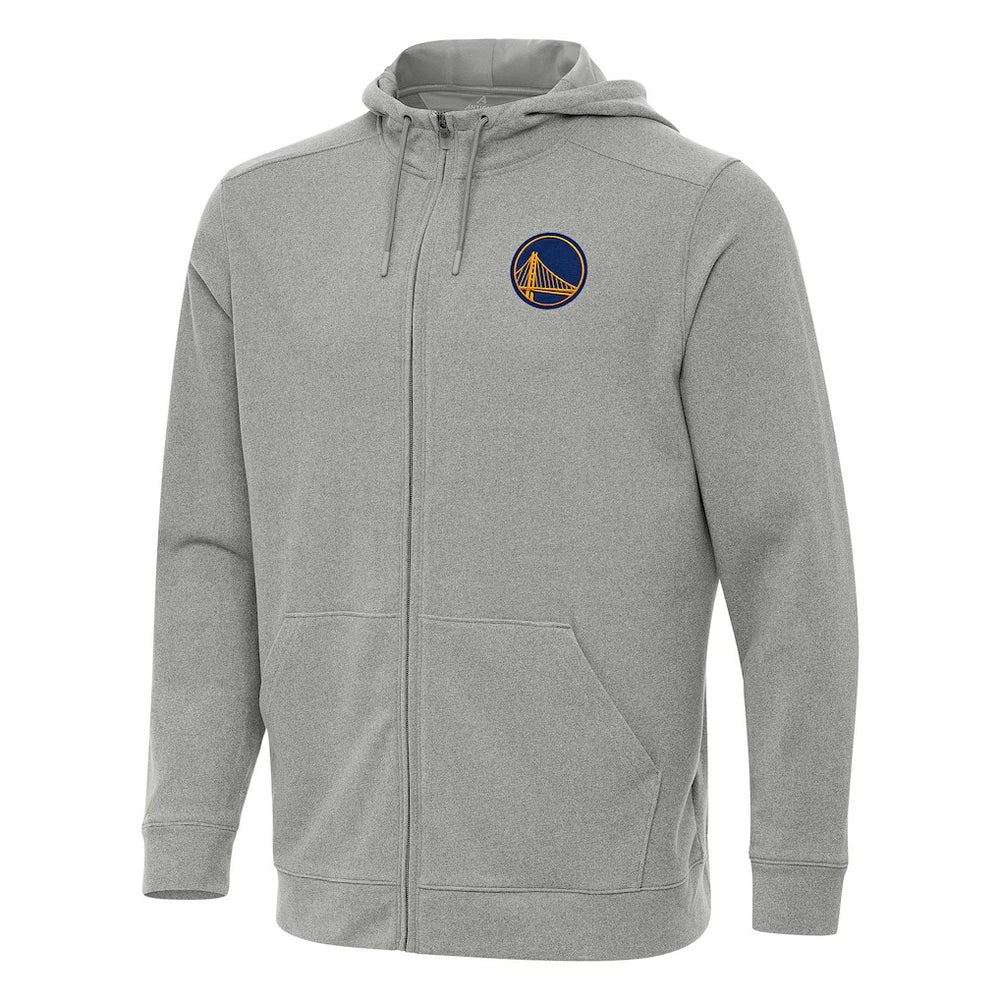 Golden State Warriors Antigua Effortless Full-Zip Hoodie Jacket sale - Heather Gray online