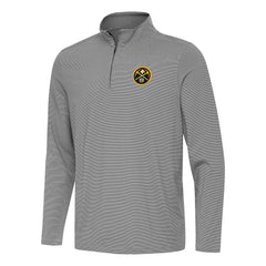 Denver Nuggets Antigua Twine Quarter-Zip Top sale - Black online