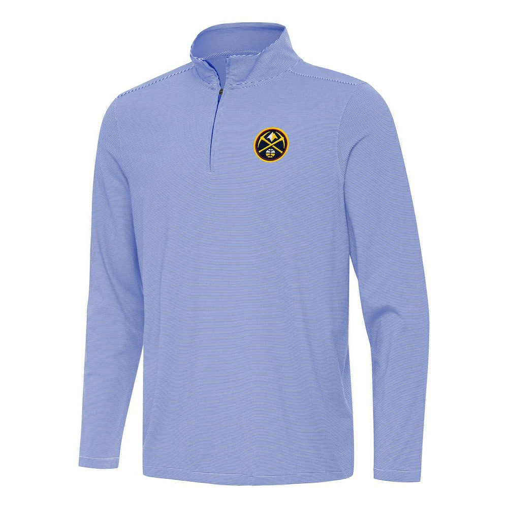Denver Nuggets Antigua Twine Quarter-Zip Top sale - Royal online