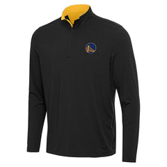 Golden State Warriors Antigua Content Quarter-Zip Top sale - Black/Gold outlet