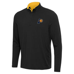 Indiana Pacers Antigua Content Quarter-Zip Top - Black/Gold cheap
