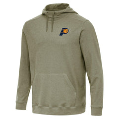 Indiana Pacers Antigua Cloud Pullover Hoodie - Heather Olive shop