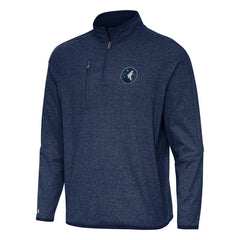 Minnesota Timberwolves Antigua Certain Quarter-Zip Tri-Blend Sweatshirt - Heather Navy online