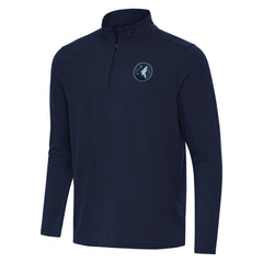 Minnesota Timberwolves Antigua Intent Quarter-Zip Top - Navy shop