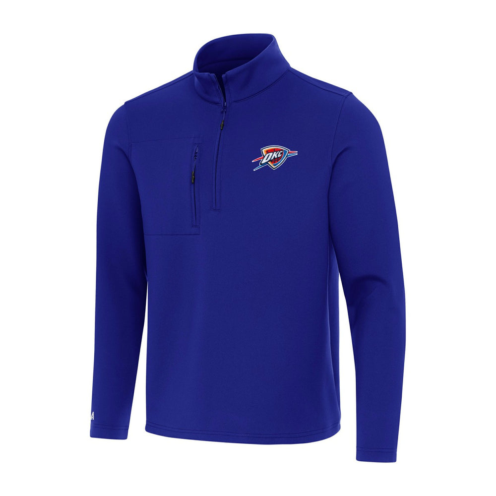 Oklahoma City Thunder Antigua Insider Quarter-Zip Top - Blue discount