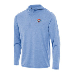 Oklahoma City Thunder Antigua Tidy Quarter-Zip Hoodie - Heather Powder Blue discount