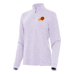 Phoenix Suns Antigua Women's Mentor Quarter-Zip Mock Long Sleeve Top - Lavender shop