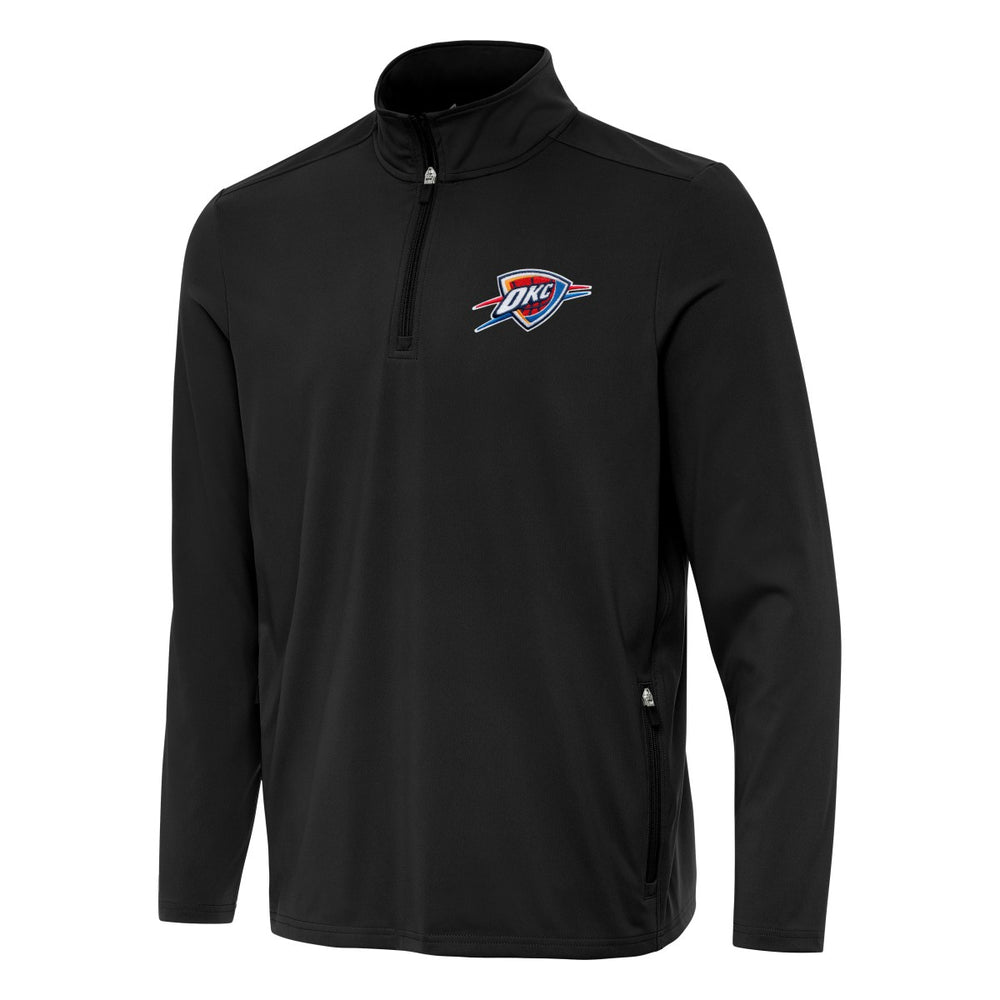 Oklahoma City Thunder Antigua Perilous Quarter-Zip Sweatshirt - Black online