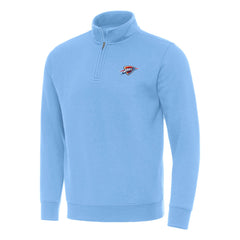 Oklahoma City Thunder Antigua Victory Quarter-Zip Mock Sweatshirt - Powder Blue online