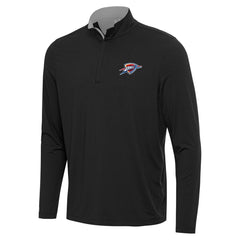 Oklahoma City Thunder Antigua Content Quarter-Zip Top - Black/Gray sale
