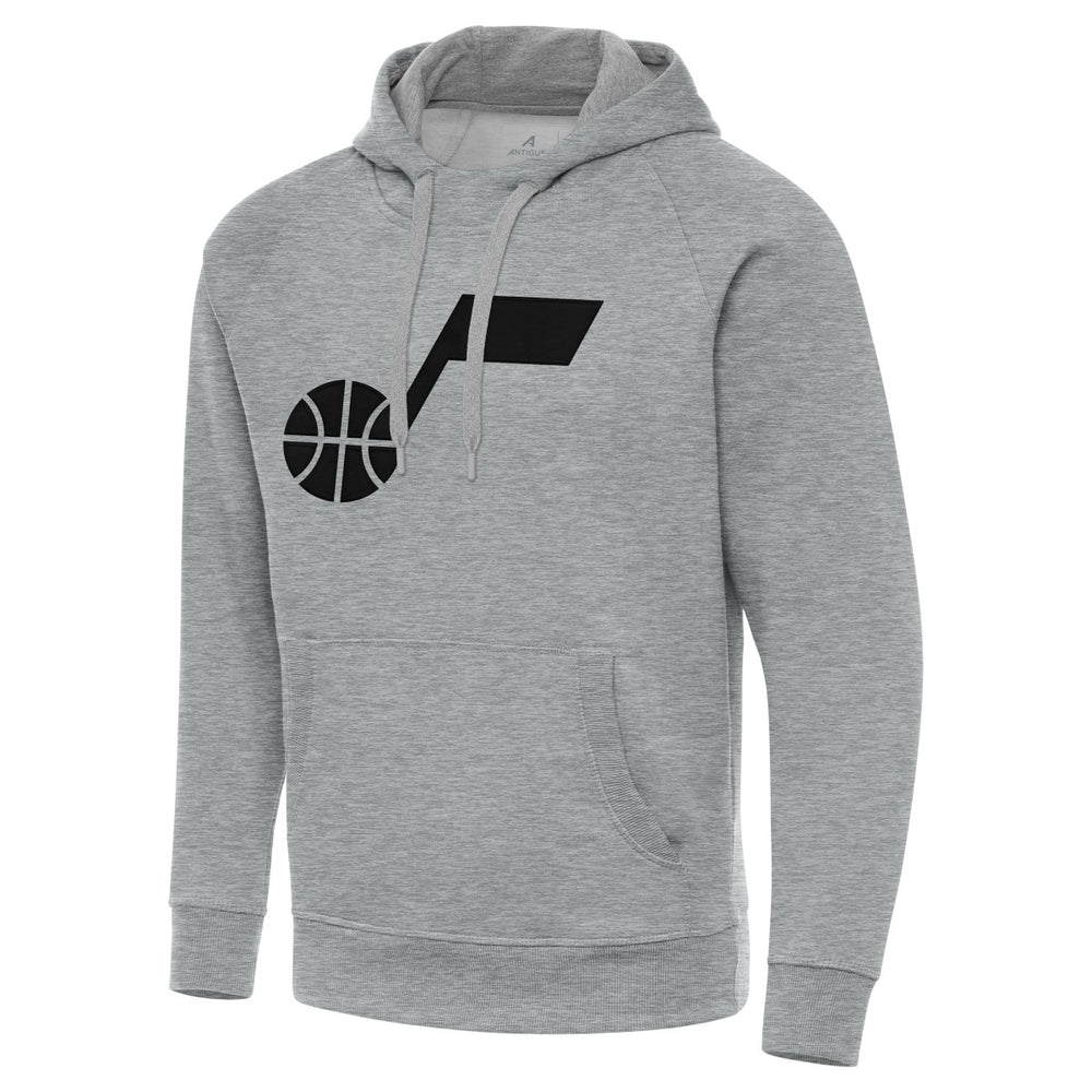 Utah Jazz Antigua Big & Tall Victory Raglan Pullover Hoodie - Heather Gray outlet