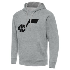 Utah Jazz Antigua Big & Tall Victory Raglan Pullover Hoodie - Heather Gray outlet