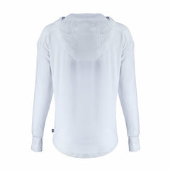 Cleveland Browns Cutter & Buck Women's Daybreak Eco Recycled Half-Zip Hoodie - White for sale