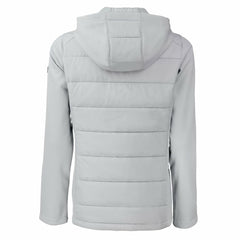 Cleveland Browns Cutter & Buck Women's Evoke Hybrid Eco Softshell Recycled Full-Zip Hooded Jacket - Gray sale