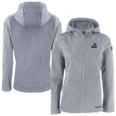 Cleveland Browns Cutter & Buck Women's Evoke Eco Softshell Recycled Full-Zip Hoodie Jacket - Gray discount