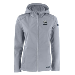 Cleveland Browns Cutter & Buck Women's Evoke Eco Softshell Recycled Full-Zip Hoodie Jacket - Gray discount