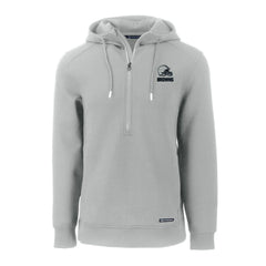 Cleveland Browns Cutter & Buck Roam Eco Recycled Half-Zip Pullover Hoodie - Gray discount