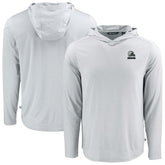 Cleveland Browns Cutter & Buck Coastline Epic Comfort Eco Recycled Long Sleeve Hooded T-Shirt - Gray outlet