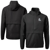 Cleveland Browns Cutter & Buck Charter Eco Recycled Anorak Half-Zip Hoodie Jacket - Black sale