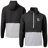 Cleveland Browns Cutter & Buck Charter Eco Recycled Anorak Half-Zip Hoodie Jacket - Black online