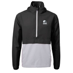 Cleveland Browns Cutter & Buck Charter Eco Recycled Anorak Half-Zip Hoodie Jacket - Black online