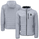 Cleveland Browns Cutter & Buck Rainier Primaloft Eco Full-Zip Hooded Jacket - Gray on sale