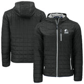 Cleveland Browns Cutter & Buck Rainier Primaloft Eco Full-Zip Hooded Jacket - Black discount
