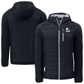 Cleveland Browns Cutter & Buck Rainier Primaloft Eco Full-Zip Hoodie Hybrid Jacket - Black online