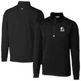 Cleveland Browns Cutter & Buck Big & Tall Traverse Stretch Eco Quarter-Zip Pullover Top - Black discount