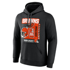 Cleveland Browns Bud Light Pullover Hoodie - Black outlet