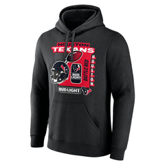 Houston Texans Bud Light Pullover Hoodie - Black sale