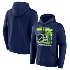 Seattle Seahawks Bud Light Pullover Hoodie - Navy outlet