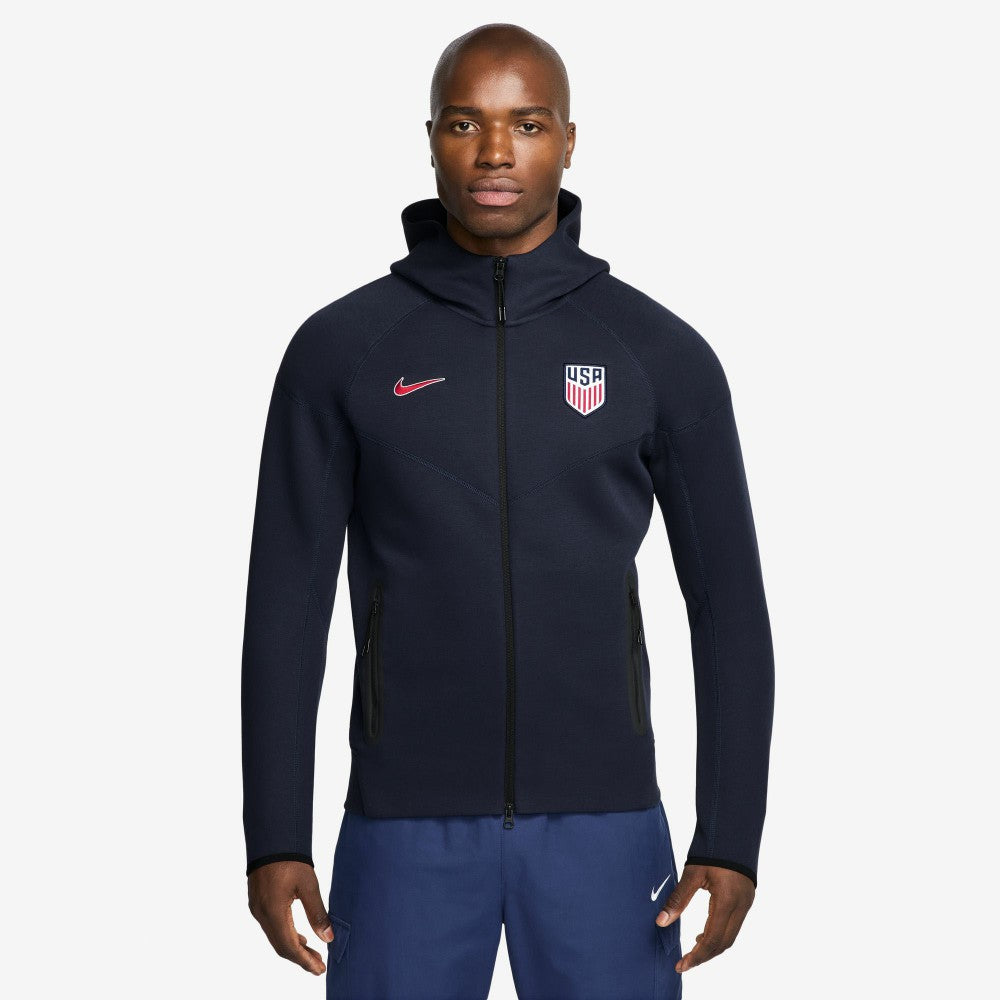 USMNT Tech Fleece Full-Zip Hoodie - Navy shop
