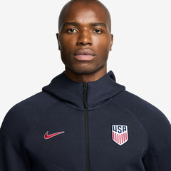 USMNT Tech Fleece Full-Zip Hoodie - Navy shop