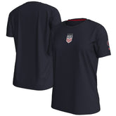 USWNT Women's Crest T-Shirt - Navy discount