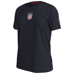 USWNT Women's Crest T-Shirt - Navy discount