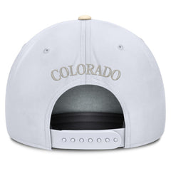 Colorado Rockies Pro Performance Snapback Hat White/Cream