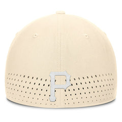 Pittsburgh Pirates Rise Performance Flex Hat Cream
