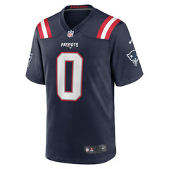 Christian Gonzalez New England Patriots Team Game Jersey - Navy cheap