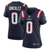 Christian Gonzalez New England Patriots Women's Team Game Jersey - Navy sale